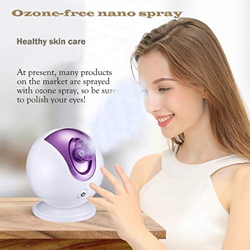 HSD Nano iónico Vaporizador facial Sauna Home SPA niebla caliente hidratante poros limpieza clara humidificador de cuidado de la piel