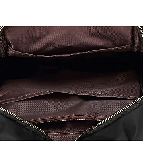 HTMAL Multi-bolsillo Diseño Diseño ligero Tendencia Moda Bolsa 2019 Nueva Oxford Tela Mochila Mujer Versión coreana de The Tide Moda Lona Mochila Bolsa de nylon salvaje Bolso informal (tamaño : M)