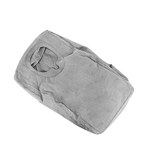 HUAJIANGHU Almohada De Aire Inflable Almohada De Viaje Bolsillo De Aire Frontal Cómodo Avión De Sueño Coche Cojín Suave Viaje Almohada De Cuello De Soplado Plegable Almohada (Color : Gray)