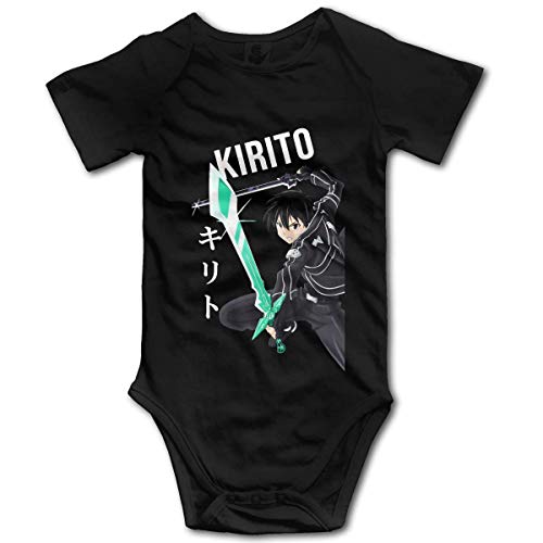 huatongxin Baby Boy Girl Sword Art Online Anime Cotton Lovely Newborn Infantil Body de bebé T Shirt