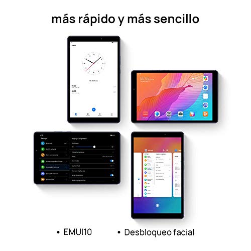 HUAWEI MatePad T 8 - Tablet de 8 Pulgadas (WiFi, RAM de 2GB, ROM de 16GB, Chipset Octa-Core, Batería de 5100 mAh, Diseñada para Sus Hijos, EMUI 10.0.1 basado en Android 10.0), Color Gris