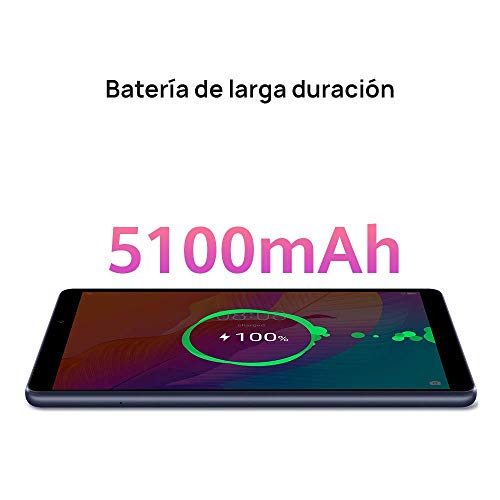HUAWEI MatePad T 8 - Tablet de 8 Pulgadas (WiFi, RAM de 2GB, ROM de 16GB, Chipset Octa-Core, Batería de 5100 mAh, Diseñada para Sus Hijos, EMUI 10.0.1 basado en Android 10.0), Color Gris