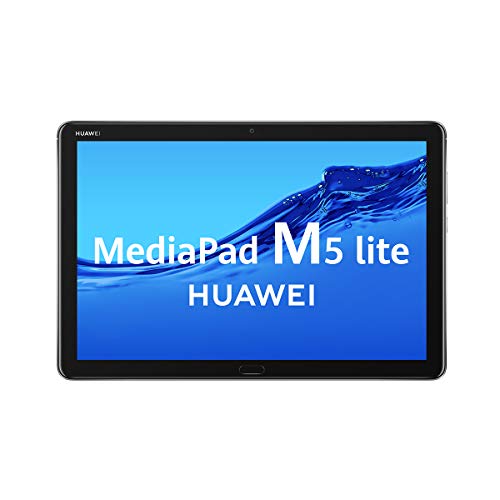 HUAWEI MediaPad M5 Lite - Tablet de 10.1" (Wifi, RAM de 4GB, ROM de 64GB, Procesador Kirin 659 4xA5, Android 8.0), Color Gris