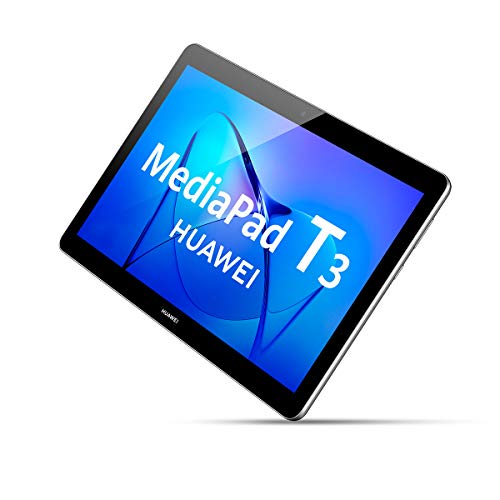 Huawei Mediapad T3 10 Tablet Wi-Fi, CPU Quad-Core A53, 32 GB, 2 GB de RAM, pantalla de 10 pulgadas, gris