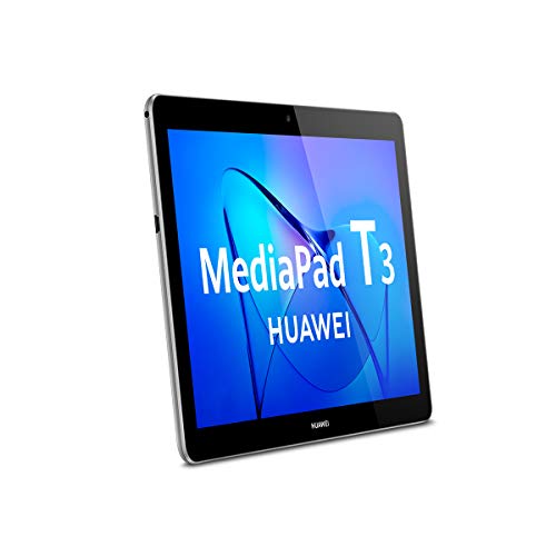 Huawei Mediapad T3 10 - Tableta 9.6", HD IPS, WiFi, Procesador Quad-Core Snapdragon 425, 2GB RAM, 16GB Memoria Interna, Android 7, color Gris