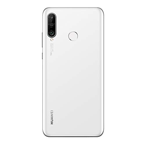 Huawei P30 Lite - Smartphone de 6.15" (WiFi, Kirin 710, RAM de 4 GB, memoria de 128 GB, cámara de 48+2+8 MP, Android 9) Color Blanco