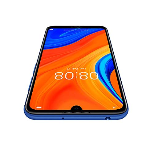 Huawei Y6s - Smartphone de 6.09" (RAM de 3 GB, Memoria de 32 GB, Cámara trasera de 13MP, Cámara frontal de 8MP, EMUI 9) Azul + Portable Bluetooth Speaker CM51 Rojo