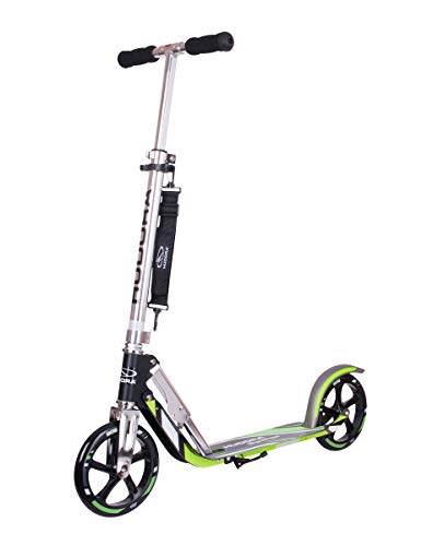 Hudora 14695 Big Wheel GS 205 - Patinete, color negro / verde