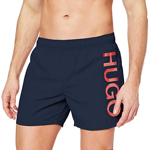 Hugo Boss ABAS Pantalones Cortos, Azul (Dark Blue 405), L para Hombre