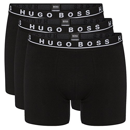 Hugo Boss - Bóxers - para hombre 3 x schwarz black large