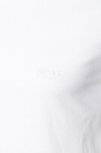 Hugo Boss - Juego de 3 camisetas (cuello redondo, manga corta, corte regular), color blanco o negro 3 x weiss large