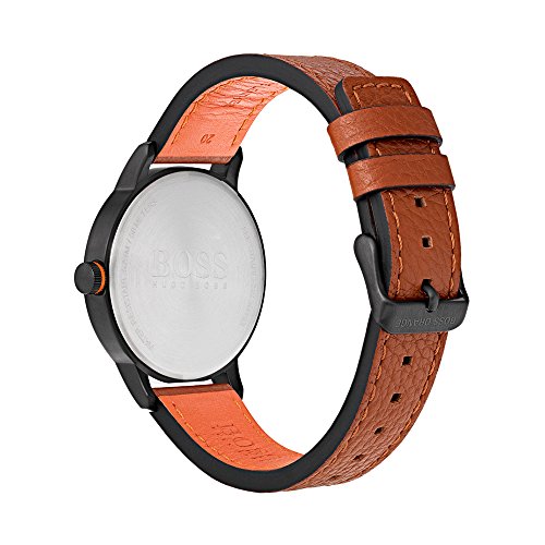 Hugo Boss Orange Reloj Análogo clásico para Hombre de Cuarzo con Correa en Cuero 1550054, Marrón