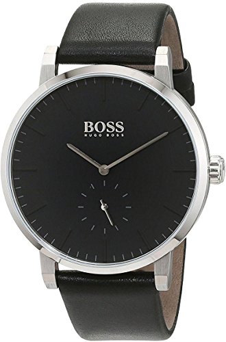 Hugo BOSS Reloj Analógico para Hombre de Cuarzo con Correa en Cuero 1513500