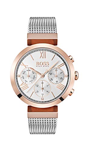 Hugo BOSS Reloj Analógico para Mujer de Cuarzo con Correa en Acero Inoxidable 1502427