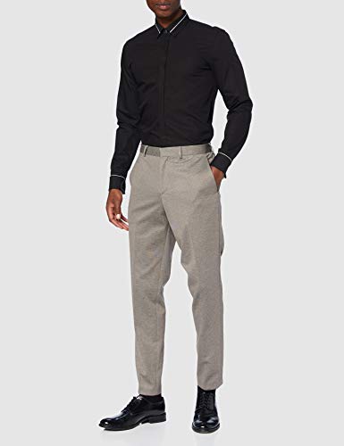 HUGO Emmet 50436117 Camisa, Black (1), 40 para Hombre