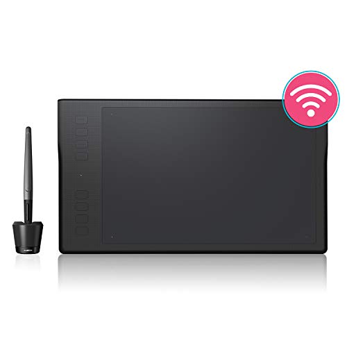 HUION Inspiroy Q11K Tableta Gráfica, Tableta Gráfica de Dibujo Inalámbrica con Gran Espacio de Trabajo de 11 x 6,875 Pulgadas, 8 Teclas Express, Presión del lápiz 8192, Compatible con Windows y macOS