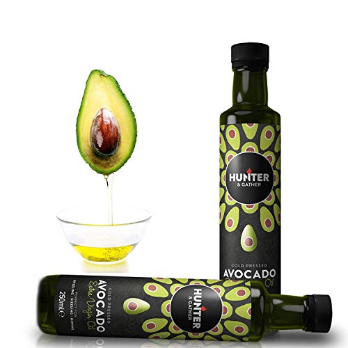 Hunter & Gather Puro, Virgen, Prensado En Frío Aceite de Aguacate 500ml - Pack Doble