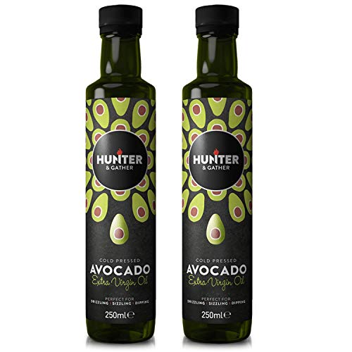 Hunter & Gather Puro, Virgen, Prensado En Frío Aceite de Aguacate 500ml - Pack Doble