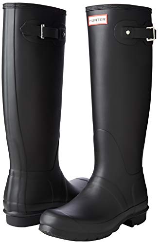 Hunter Original Tall Classic, Botas de Agua para Unisex Adulto, Negro (RmaBlack), 39 EU