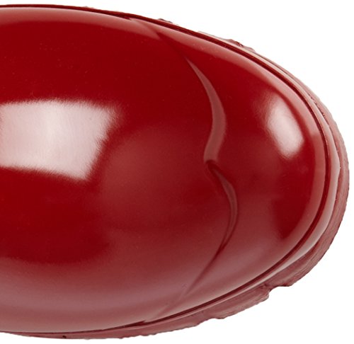 Hunter Tall Gloss, Botas de Agua para Mujer, Rojo (Military Red), 38 EU