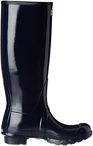 Hunters Original Tall Gloss WFT1000, Botas altas Mujer, Azul, 39 EU