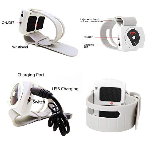 HUWAI-F Stop Ronquidos Wristband, Dejar de Roncar, Biosensor Rayo Infrarrojo Detecta Dispositivo, Mejora el sueño - Tratamiento Stop Snore Devic