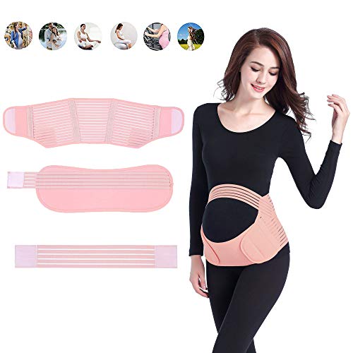 HyAdierTech Cinturón de Embarazo, Cinturón de apoHyAdierTech Cinturón de Embarazo, Cinturón de Apoyo de Abdomen para Mujeres Embarazadas,Ninguna presión sobre el Vientre y el feto (XL)