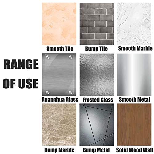 HyAdierTech Soporte de Pared para Secador de Pelo, Pegamento Patentado + Autoadhesivo, Acero Inoxidable Secador de Pelo Soporte Montado, Dormitorios, Aseos, Barberías y Peluquerías Profesionales