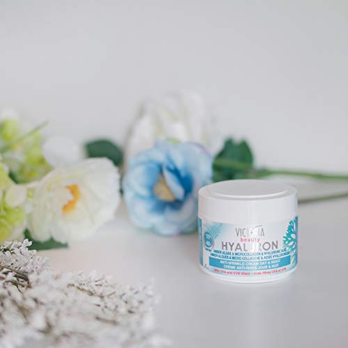 Hyaluron & Amber Algae Anti-Ageing Day & Night Cream with Micro-Collagen & Hyaluronic Acid (Ages 40+) - 50ml