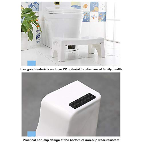 HYCZW Taburete De Baño para Ponerse En Cuclillas En El Inodoro, 35° Alivia El Estreñimiento Y La Hinchazón, Alinea El Colon para Un Alivio Más Rápido Y Fácil by,Negro