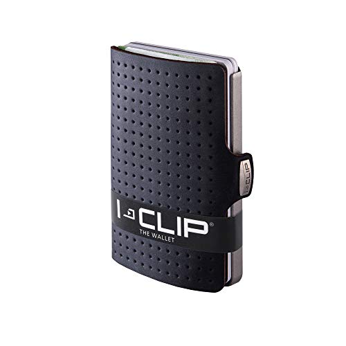 I-CLIP ® Cartera AdvantageR Negro, Metallic-Grey (Disponible En 8 Variantes)