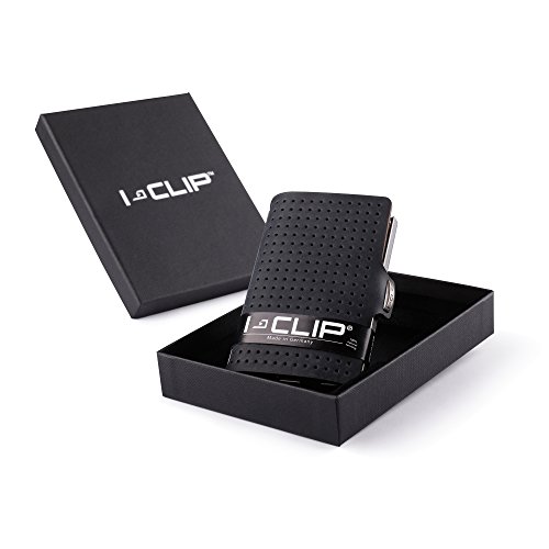 I-CLIP ® Cartera AdvantageR Negro, Metallic-Grey (Disponible En 8 Variantes)
