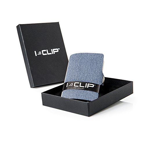 I-CLIP ® Cartera Jeans-Mirada Azul (Disponible En 2 Variantes)