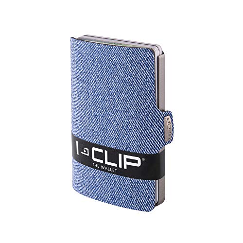 I-CLIP ® Cartera Jeans-Mirada Azul (Disponible En 2 Variantes)