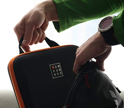 IAMRUNBOX Garment Bag - Funda Porta Camisas, Bolso de Viaje Organizador de Ropa + Plegador Gratis - Singlepack (Naranja)