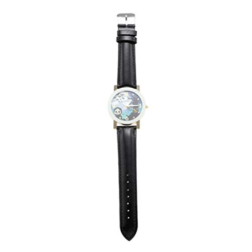 ibasenice Reloj de Cuarzo de Cuero para Mujer de Halloween Reloj de Pulsera de Cuarzo de Árbol de Brujas Fantasma Reloj de Pulsera de Actividades de Festival de Fantasma de Cuero de PU