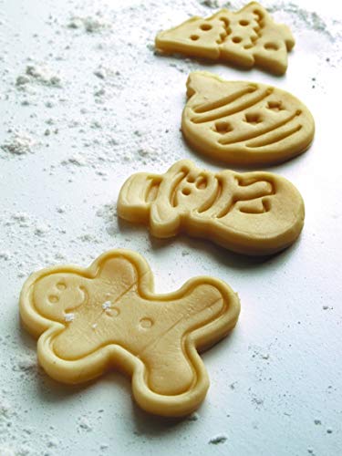 IBILI 733100 - Cortapastas con Expulsor Navidad (4 Pcs)