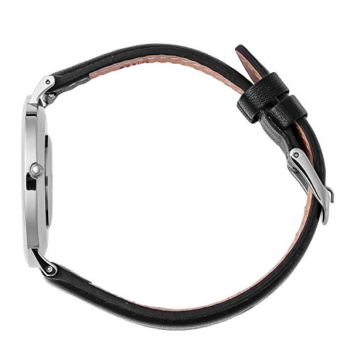 Ice-Watch - CITY classic Black rose-gold - Reloj nero para Hombre con Correa de cuero - 016227 (Medium)