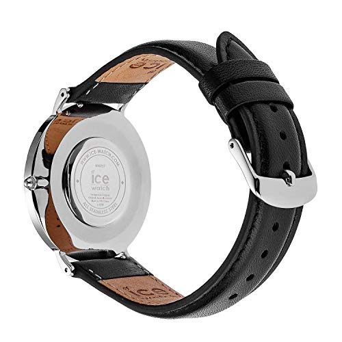 Ice-Watch - CITY classic Black rose-gold - Reloj nero para Hombre con Correa de cuero - 016227 (Medium)