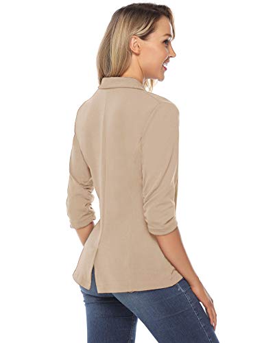 iClosam Blazers De Mujer Manga Larga Elegante Americanas Mujer Blazer Traje De Chaqueta
