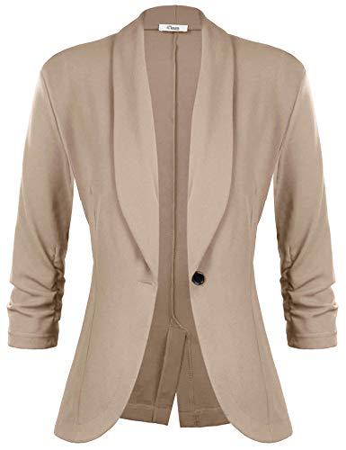 iClosam Blazers De Mujer Manga Larga Elegante Americanas Mujer Blazer Traje De Chaqueta