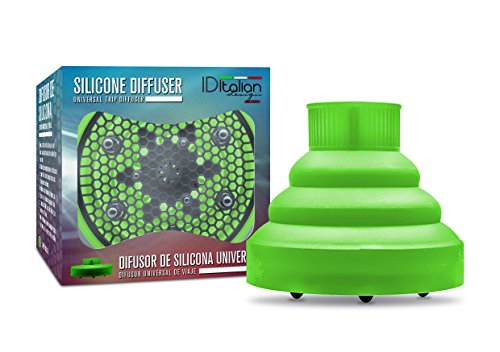 ID Italian Design - Difusor Universal Silicona - Adaptable a Todo Tipo de Secador de Pelo