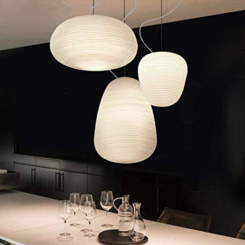 Iluminación Colgante Araña Lámpara Nordic Creative Foscarini Rituals White Glass Led E27 Lámpara Colgante Para Comedor Sala De Estar Bar Restaurante Ac 80-265V 1139, C
