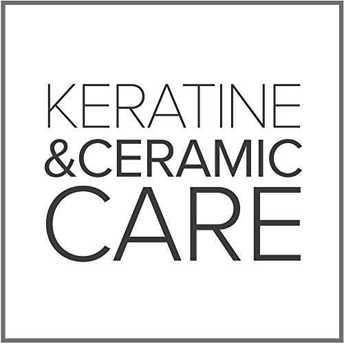 Imetec Bellissima B9 400 - Plancha para el pelo, peinado liso u ondulado, revestimiento de cerámica y queratina, placas redondeadas