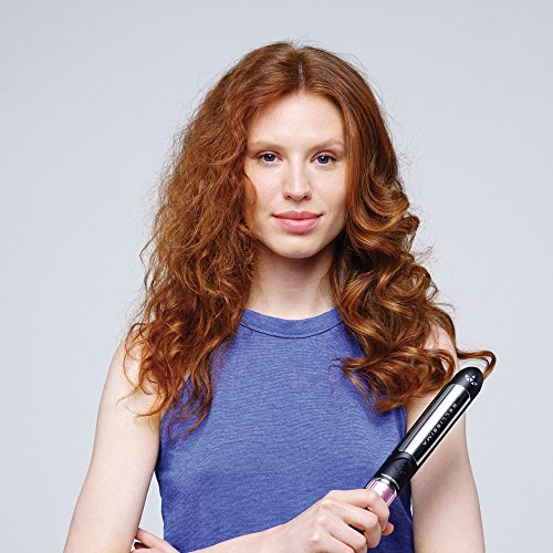 Imetec Bellissima Creativity B27 100 - Plancha para cabello liso u ondulado de cerámica, placas exteriores calefactoras, fundas de placas para un estilo ondulado con ondas anchas