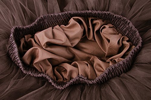 iMixCity Falda de Tul de Princesa de la Doble 50s de la Vendimia Traje de Falda de Disfraz Mujer Enagua Ballet Pettiskirt Vestido de Rockabilly con 6 Capas