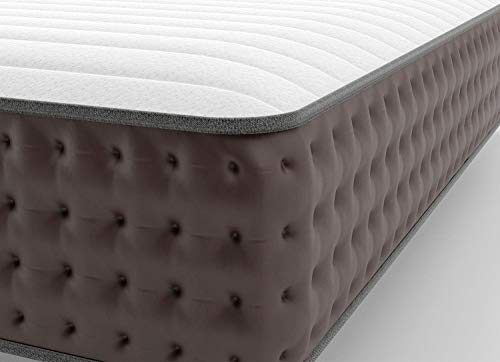 Imperial Relax | Colchón Viscofgrafeno Ergonomic | Alta Densidad | Reversible (Invierno/Verano | Alta Transpiración | Antibacteriano | Todas Las Medidas (135x190)