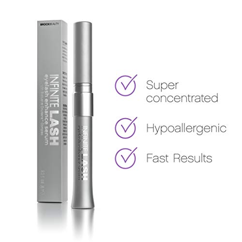 Infinite Lash Suero Crece Pestañas - Suero para Crecimiento Pestañas y Cejas con Biotina y Péptidos Naturales para Pestañas más Largas y Fuertes y Cejas más Pobladas Hipoalergénico - 3 meses 5,68 ml