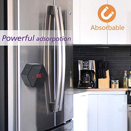 Inkbird IBT-6XS Bluetooth Barbacoa Termómetro de Horno, Ahumadores Grill Termómetro Eléctrico + Acero Inoxidable Sonda para iPhone Android Smartphone