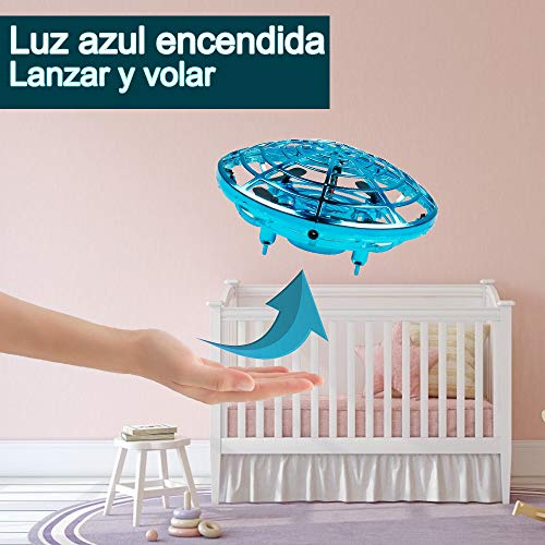 Innoo Tech Mini Drone para niños Flying Toy RC Juguetes UFO helicóptero 360°Rotación Libre con Luces LED Regalos para niños